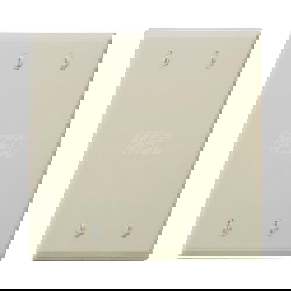 Wall Plates; Wall Plate Type: Blank Wall Plates ; Color: Ivory; Ivory ; Wall Plate Configuration: Blank ; Material: Plastic; Plastic ; Shape: Rectangle ; Wall Plate Size: Standard